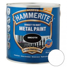 Краска HAMMERITE для металла гладкая, Smooth (белая), 2,5 л
