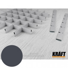 Профиль KRAFT Грильято "М" 40*600 мм (ячейка 100*100) Ral 7024