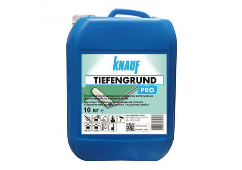 Ґрунтовка KNAUF Tiefengrund PRO (Кнауф Тіфенгрунд Про), 10 кг