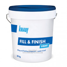 Шпаклівка KNAUF Fill & Finish Light (Філ и Фініш Лайт), вініло-полімерна, 20 кг