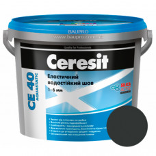 Затирка CERESIT CE 40 Aquastatic 16 (графит), 5 кг