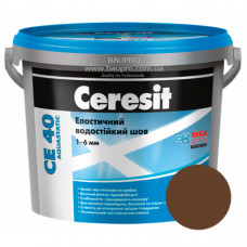 Затирка CERESIT CE 40 Aquastatic 55 (горіхова), 5 кг