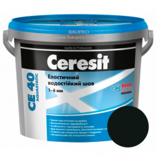 Затирка CERESIT CE 40 Aquastatic 18 (черная), 5 кг