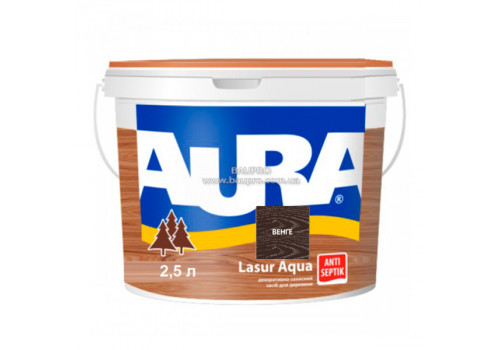 Деревозащитное средство AURA Lasur Aqua (венге), 2,5 л