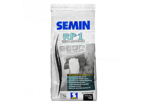 Шпаклівка SEMIN RP 1 ремонтна, 5 кг
