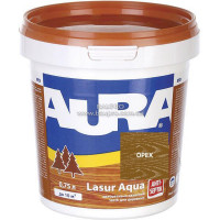 Деревозахисний засіб AURA Lasur Aqua (горіх), 0,75 л