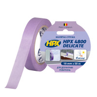 Стрічка малярна HPX 4800 для делікатних поверхонь, 19 мм*50 м, (фіолетова)