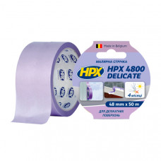 Лента малярная HPX 4800 для деликатных поверхностей, 48 мм*50 м, (фиолетовая)