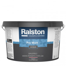 Краска RALSTON Pro Matt 3 BTR матовая для стен и потолков, для внутренних работ, 2,25 л
