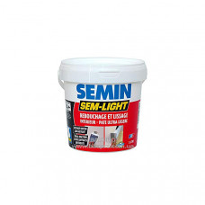 Шпаклівка SEMIN SEM-LIGHT ремонтна надлегка безусадкова (екстра біла), 0.5 л