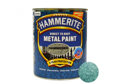 Краска HAMMERITE для металла молотковая (зеленая), 0,75 л