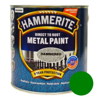 Краска HAMMERITE для металла молотковая (темно-зеленая), 2.5 л