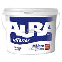 Краска AURA Malare дисперсионная для потолков и стен, 10 л