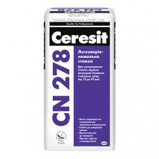 Стяжка CERESIT CN 278 легковыравнивающаяся (толщина 15-50 мм), 25 кг