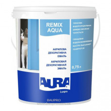 Эмаль AURA Luxpro Remix Aqua 30 TR акриловая водоразбавимая, 0,7 л