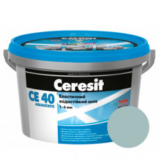 Затирка CERESIT CE 40 Aquastatic 64 (светло-салатовая), 2 кг