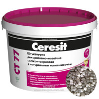 Штукатурка CERESIT CT 77 TIBET 2 декоративно-мозаичная полимерная (зерно 1,4-2,0 мм), 14 кг